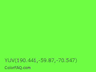 YUV 190.441,-59.87,-70.547 Color Image