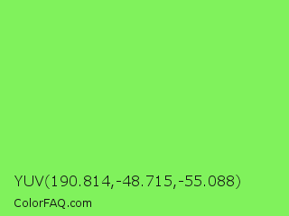 YUV 190.814,-48.715,-55.088 Color Image