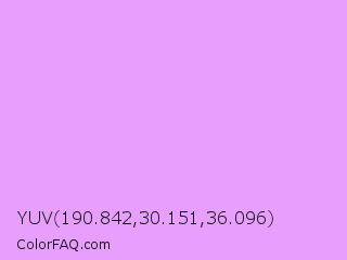 YUV 190.842,30.151,36.096 Color Image