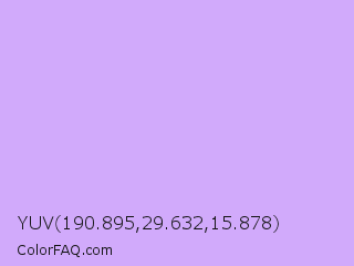 YUV 190.895,29.632,15.878 Color Image