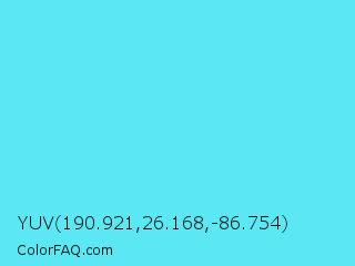 YUV 190.921,26.168,-86.754 Color Image
