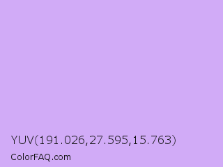 YUV 191.026,27.595,15.763 Color Image