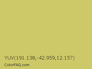 YUV 191.138,-42.959,12.157 Color Image