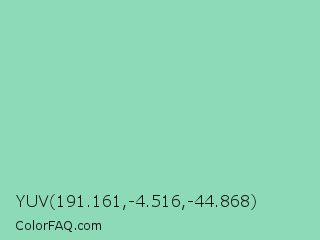 YUV 191.161,-4.516,-44.868 Color Image