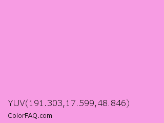 YUV 191.303,17.599,48.846 Color Image