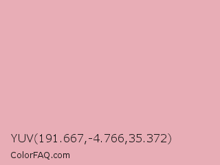 YUV 191.667,-4.766,35.372 Color Image
