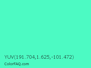 YUV 191.704,1.625,-101.472 Color Image