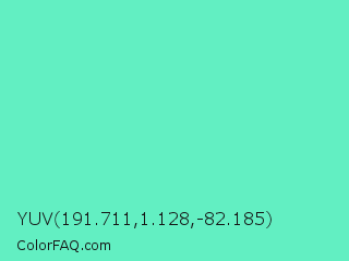 YUV 191.711,1.128,-82.185 Color Image
