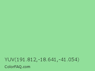 YUV 191.812,-18.641,-41.054 Color Image
