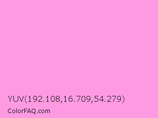 YUV 192.108,16.709,54.279 Color Image