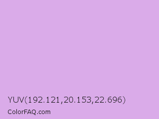 YUV 192.121,20.153,22.696 Color Image