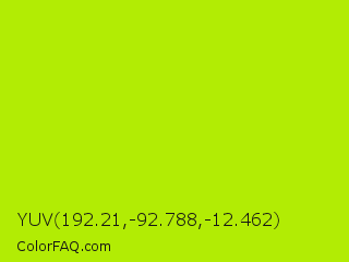 YUV 192.21,-92.788,-12.462 Color Image
