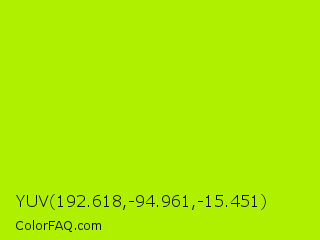 YUV 192.618,-94.961,-15.451 Color Image