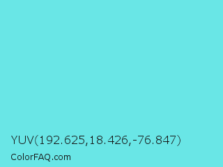 YUV 192.625,18.426,-76.847 Color Image