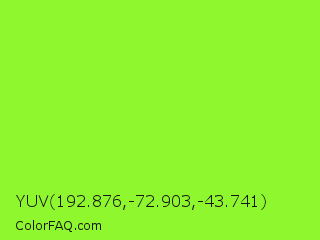 YUV 192.876,-72.903,-43.741 Color Image
