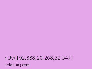 YUV 192.888,20.268,32.547 Color Image
