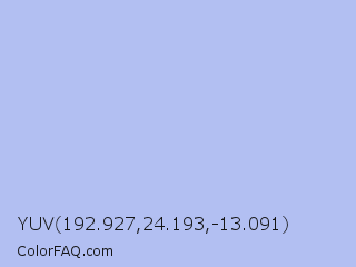 YUV 192.927,24.193,-13.091 Color Image