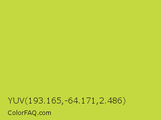YUV 193.165,-64.171,2.486 Color Image