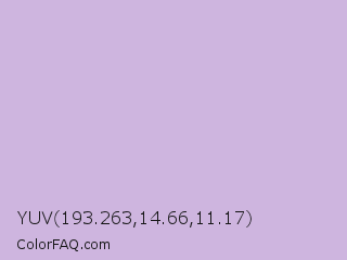 YUV 193.263,14.66,11.17 Color Image