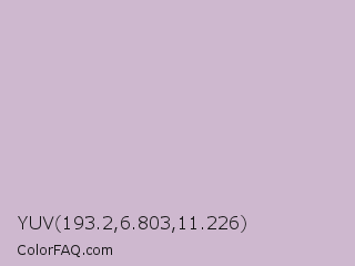 YUV 193.2,6.803,11.226 Color Image