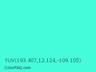 YUV 193.407,12.124,-109.105 Color Image