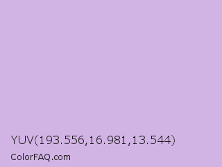 YUV 193.556,16.981,13.544 Color Image