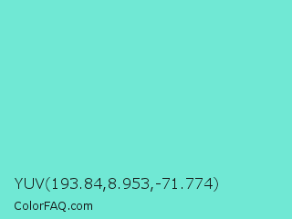 YUV 193.84,8.953,-71.774 Color Image