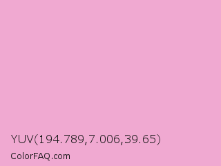 YUV 194.789,7.006,39.65 Color Image