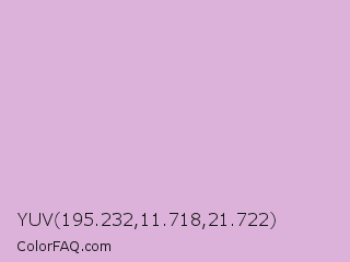 YUV 195.232,11.718,21.722 Color Image