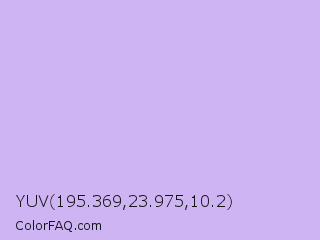 YUV 195.369,23.975,10.2 Color Image
