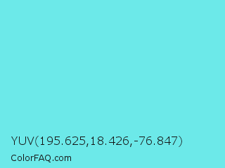 YUV 195.625,18.426,-76.847 Color Image