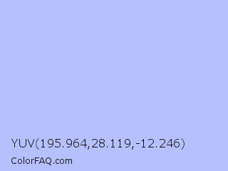 YUV 195.964,28.119,-12.246 Color Image