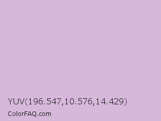 YUV 196.547,10.576,14.429 Color Image
