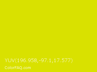 YUV 196.958,-97.1,17.577 Color Image