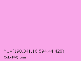 YUV 198.341,16.594,44.428 Color Image