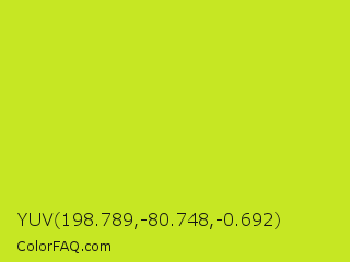 YUV 198.789,-80.748,-0.692 Color Image