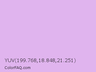 YUV 199.768,18.848,21.251 Color Image