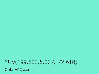 YUV 199.803,5.027,-72.618 Color Image