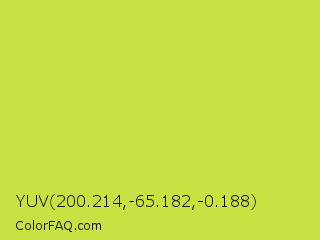 YUV 200.214,-65.182,-0.188 Color Image