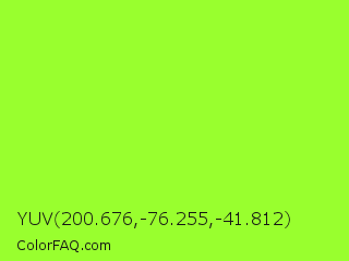 YUV 200.676,-76.255,-41.812 Color Image