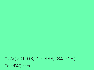 YUV 201.03,-12.833,-84.218 Color Image