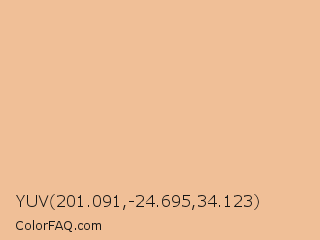 YUV 201.091,-24.695,34.123 Color Image