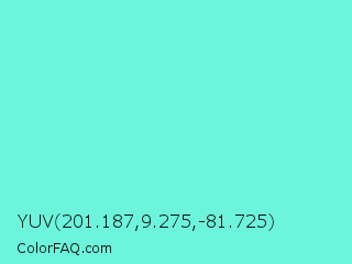 YUV 201.187,9.275,-81.725 Color Image