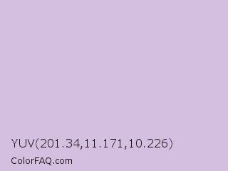 YUV 201.34,11.171,10.226 Color Image