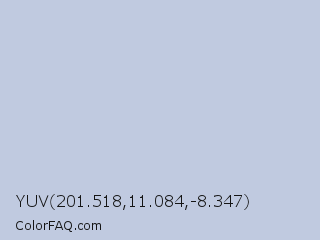 YUV 201.518,11.084,-8.347 Color Image