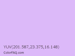 YUV 201.587,23.375,16.148 Color Image