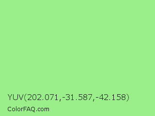YUV 202.071,-31.587,-42.158 Color Image