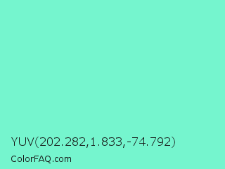 YUV 202.282,1.833,-74.792 Color Image