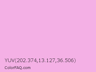 YUV 202.374,13.127,36.506 Color Image