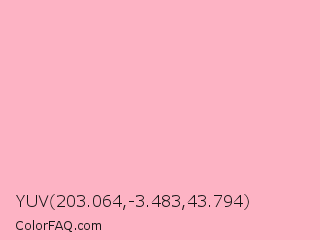 YUV 203.064,-3.483,43.794 Color Image